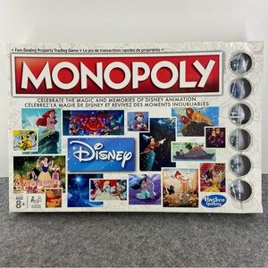 Monopoly Disney Animation Edition Board Game